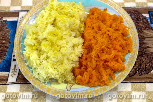 Порционный салат «Мимоза» Порционный салат «Мимоза»