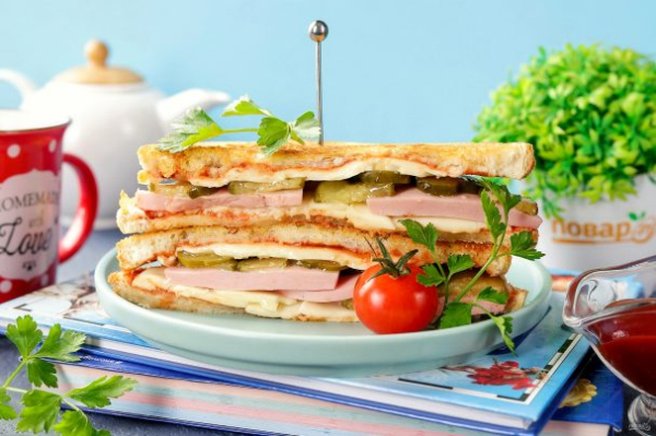 Сэндвич в аэрогриле Сэндвич в аэрогриле