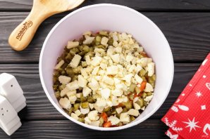 Салат "Снеговик" Салат "Снеговик"