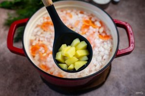 Постный грибной суп