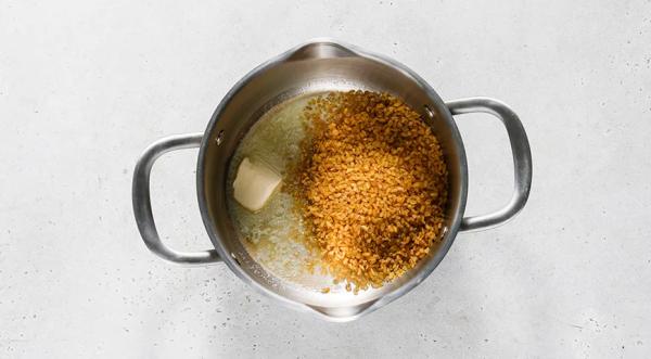 Каша из булгура на молоке, пошаговый рецепт с фото на 499 ккал