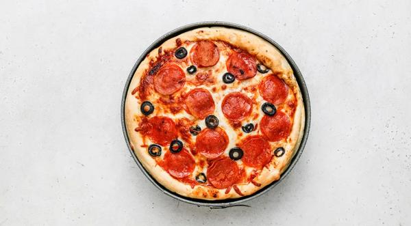 Многослойная пицца-торт, пошаговый рецепт с фото на 825 ккал