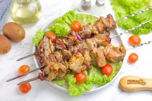 Шашлык с киви Шашлык с киви