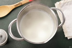 Молочный суп с вермишелью