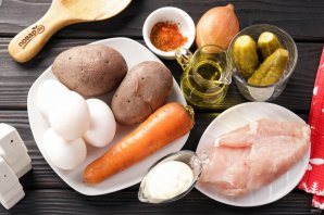 Салат "Снеговик" Салат "Снеговик"