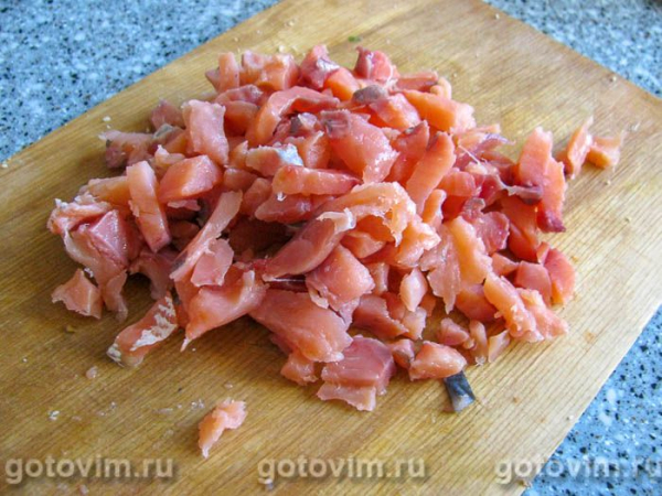 Паста - салат с рыбой