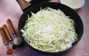 Постная запеканка из капусты