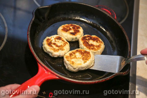 Котлеты из судака с креветками Котлеты из судака с креветками