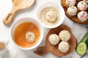 Ленивые роллы в аэрогриле