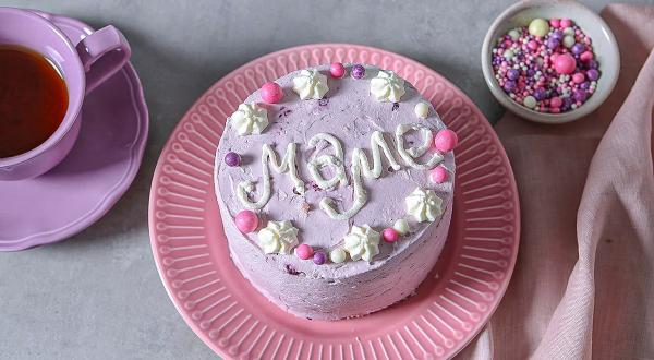 Бенто-торт &laquo;Маме&raquo;, пошаговый рецепт с фото на 835 ккал