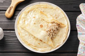 Блины с мясом и рисом Блины с мясом и рисом