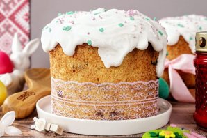 Творожный пасхальный кулич
