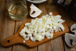 Постные вареники с грибами