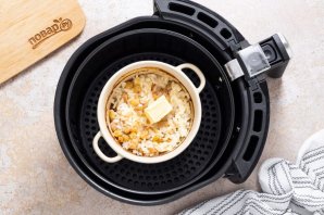 Рисовая каша в аэрогриле