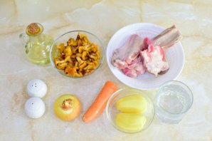 Грибной суп из лисичек Грибной суп из лисичек