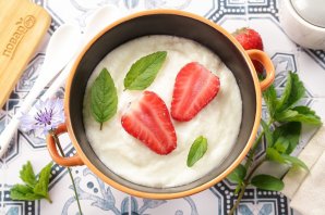 Манная каша в микроволновке