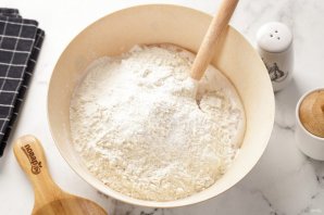 Постное тесто для пиццы