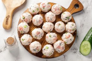 Ленивые роллы в аэрогриле