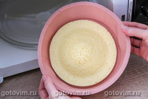 Ванильный бисквит в микроволновке Ванильный бисквит в микроволновке