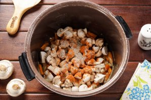 Постный плов в мультиварке