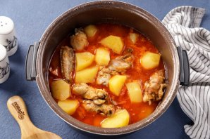 Курица с картошкой в мультиварке