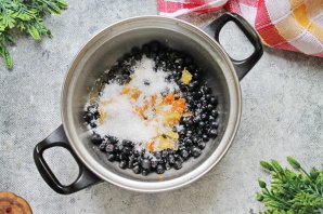 Черничный кисель