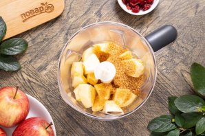 Постные яблочные кексы