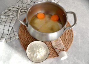 Торт "Пломбир" на сковороде