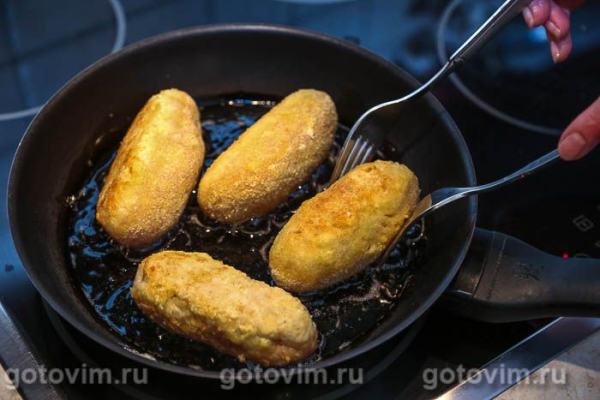 Котлеты кордон блю из фарша с ветчиной и сыром