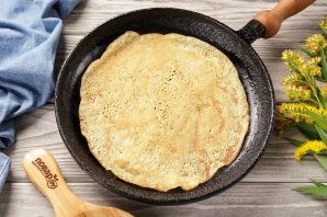 Простой рецепт блинов на воде