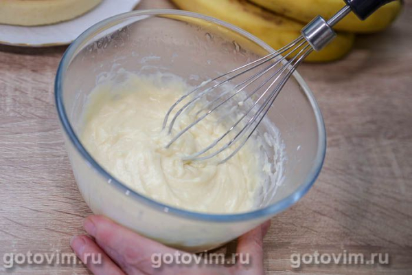 Заварной крем на крахмале со сливочным маслом (в микроволновке)