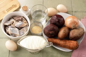 Селедочная шуба (с желатином)