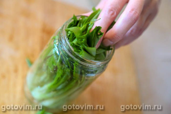 Маринованная черемша