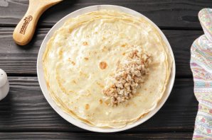 Блины с мясом и рисом Блины с мясом и рисом