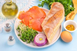 Канапе с семгой