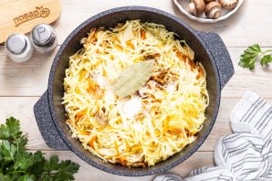 Солянка с шампиньонами на зиму