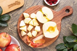 Постные яблочные кексы