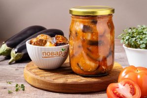 Баклажаны в томате на зиму