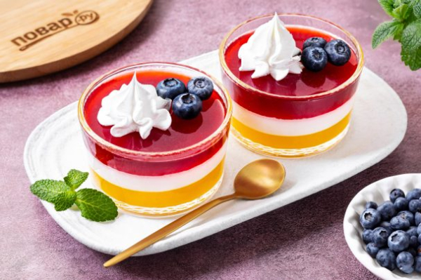 Слоеный десерт Слоеный десерт