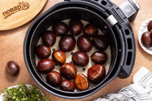 Каштаны в аэрогриле