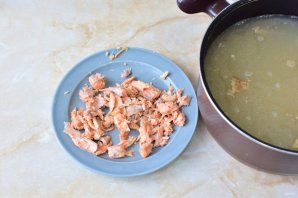 Суп из головы семги