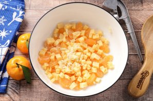 Салат "Мандариновый шок"