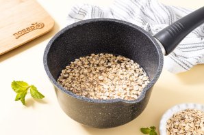 Овсянка с куркумой