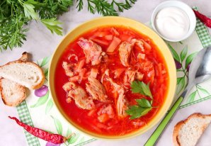 Борщ со свеклой Борщ со свеклой