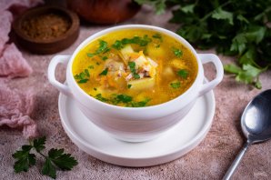 Суп с рыбными консервами Суп с рыбными консервами