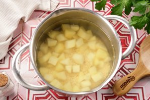 Пшённая каша с картофелем