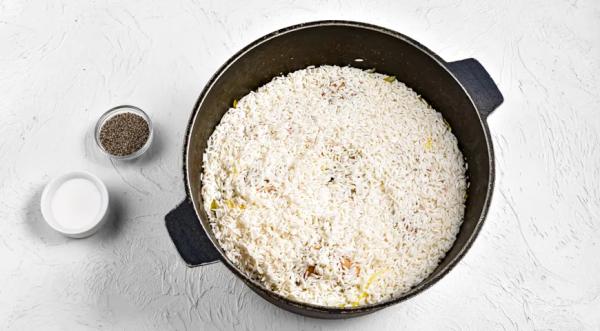 Плов с курицей в духовке, пошаговый рецепт с фото на 687 ккал