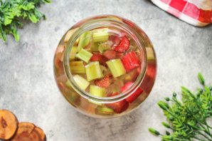 Настойка из ревеня