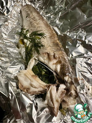 Кефаль. В духовке