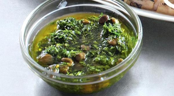 Заправка для салата из зелени, пошаговый рецепт с фото на 168 ккал